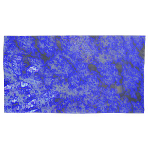 Pares enormes de mármore azuis da fronha de