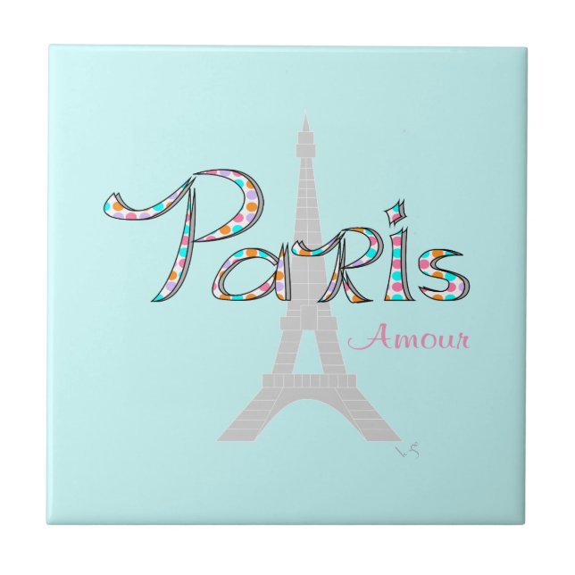 PARIS Amour com Torre Eiffel (Frente)