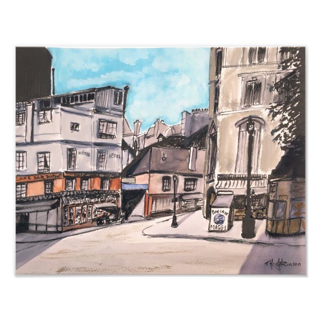 Paris Antiga - Impressão de Foto (Frente)