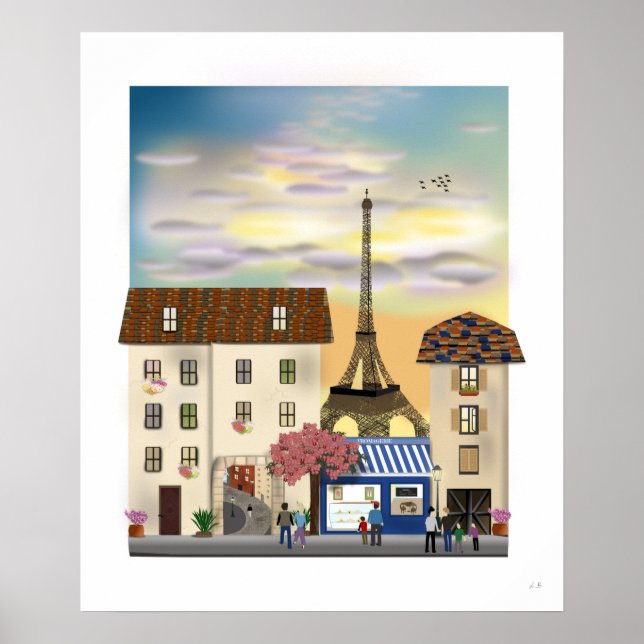 Paris au Printemps poster (Frente)