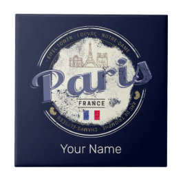 Paris Capital França Torre Eiffel Vintage Souvenir