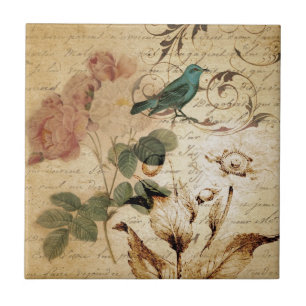 Paris chique boémia Scripts botânico francês do