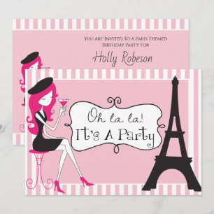 Paris Considerou Convite De Aniversário