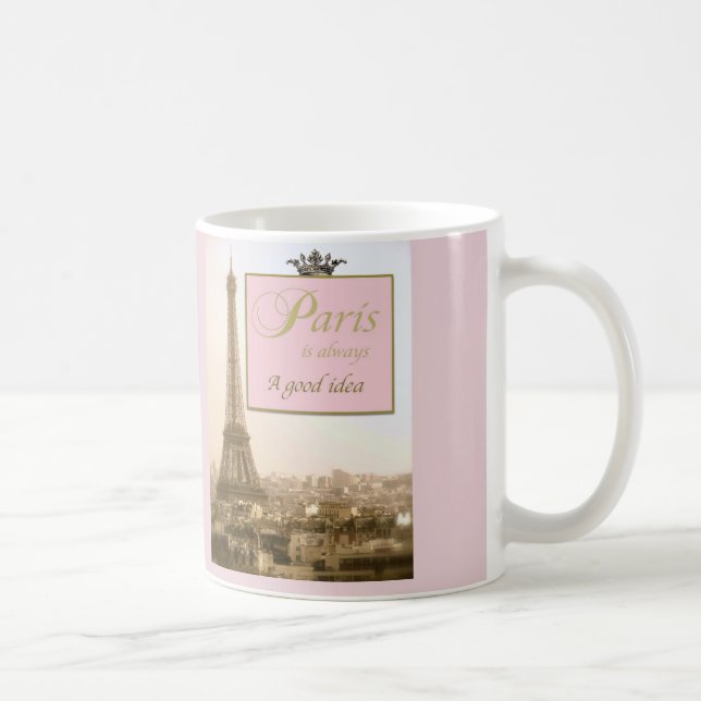 Paris é sempre uma boa caneca de café da ideia (Direita)