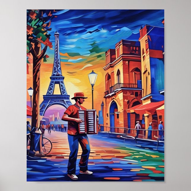 Paris em Impressão, Papel Poster de Valor (Matte) (Frente)