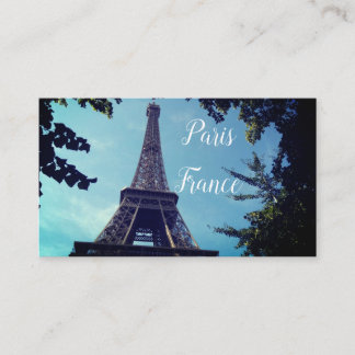 Paris França, Agência Viagem, Cartões de visitas f