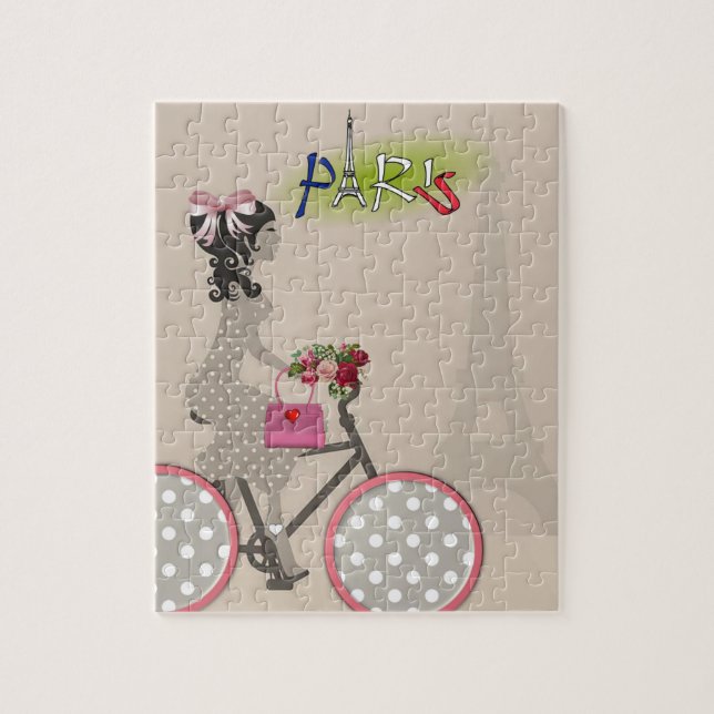 Paris França Decorative Jigsee Quebra-cabeça (Vertical)