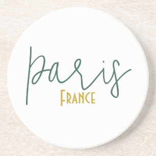 Paris, França Porta-Copos de Arenito Souvenir