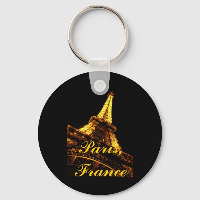 Paris, França, Torre Eiffel, Porta-chaves (Frente)