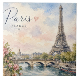 Paris França Torre Eiffel rio Sena