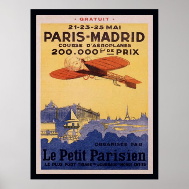 Paris-Madrid-Le-Petit Posters parisienses (Frente)