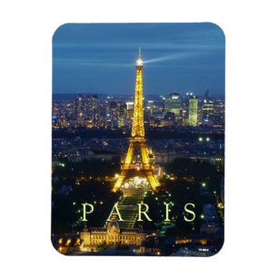 Paris na noite - ímã da torre Eiffel
