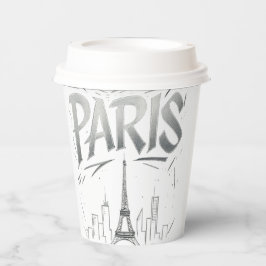 Paris On The Rocks Paper Cup
