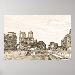 Paris pela Poster do Sena