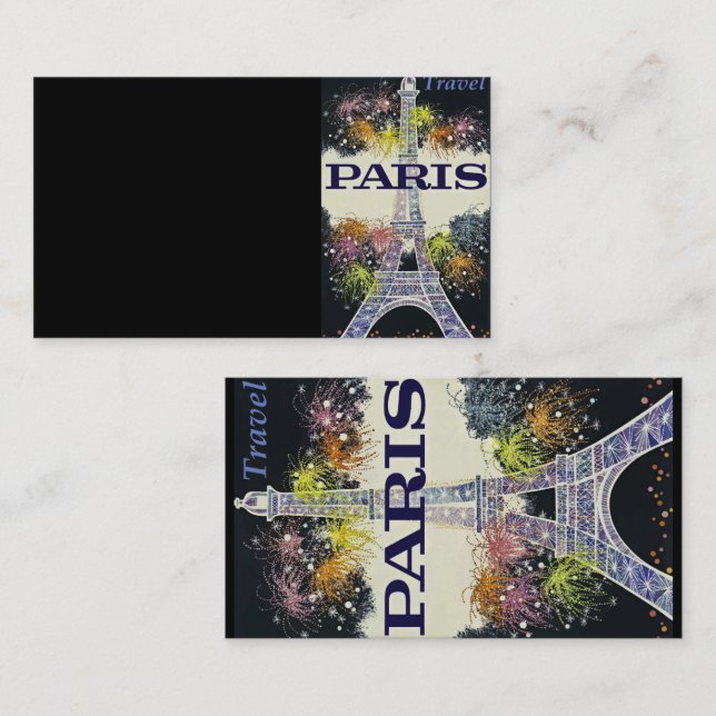 Paris:Poster Cartão de visita (Frente/Verso)