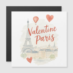 Paris Valentine Aquarela – Torre Eiffel Amor