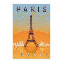 Paris vintage poster