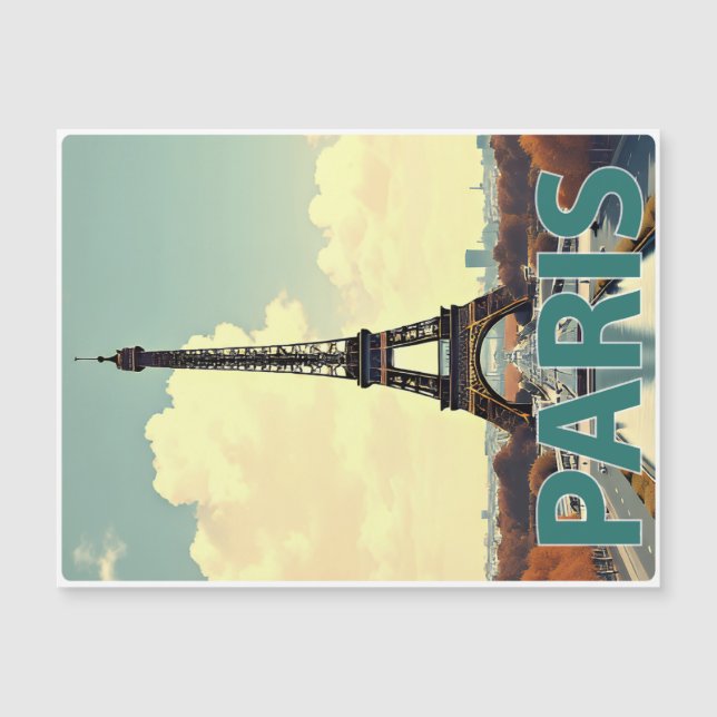 PARIS vintage. Tour Eiffel (Frente)