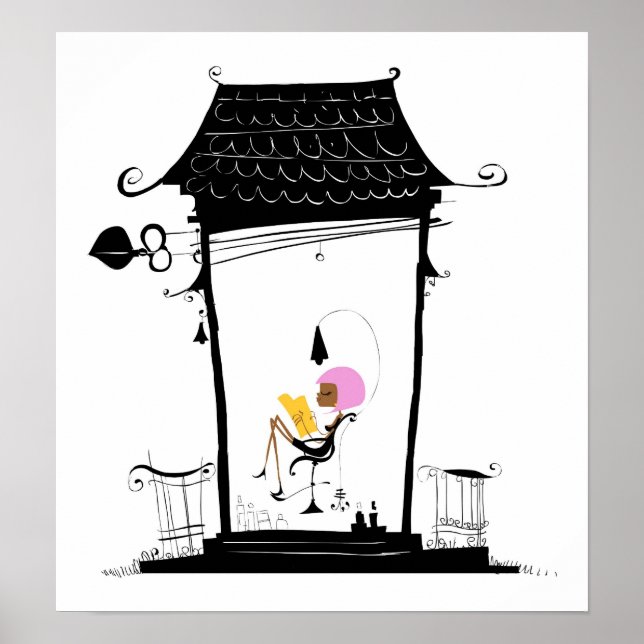 Parisian Pink Poster (Frente)