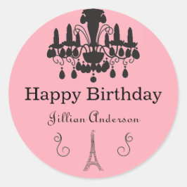 Parisiense - Adesivo em Círculo