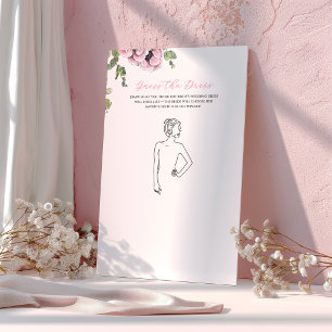 Parisiense Oh la la Bidal Shower Adivinhe o Vestid
