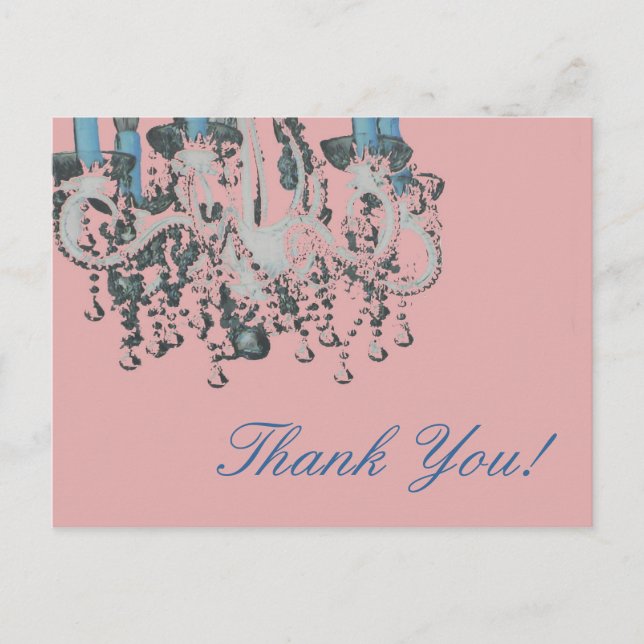 Park Avenue Chandelier ~ Cartão postal / Convite (Frente)