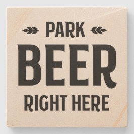 Park Beer Aqui - Porta copos De Pedra