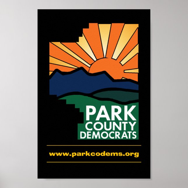 Park County Democrats Poster (Frente)