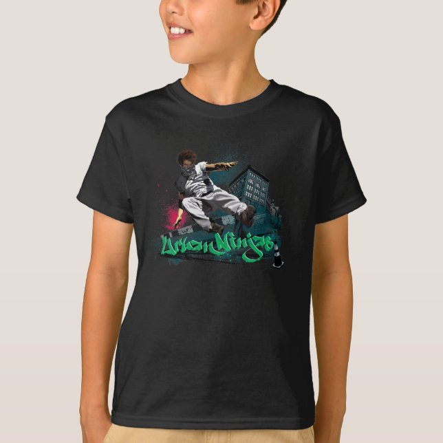 Parkour - camisa urbana de Ninjas (Frente)
