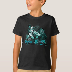 Parkour - cerceta urbana da camisa de Ninjas