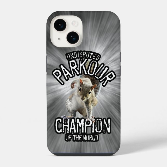 Parkour Squirrel - engraçada freerunning (Verso)