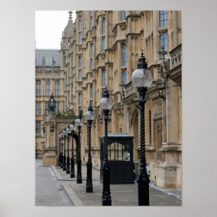 Parlamento - Westminster - Lamppost Poster