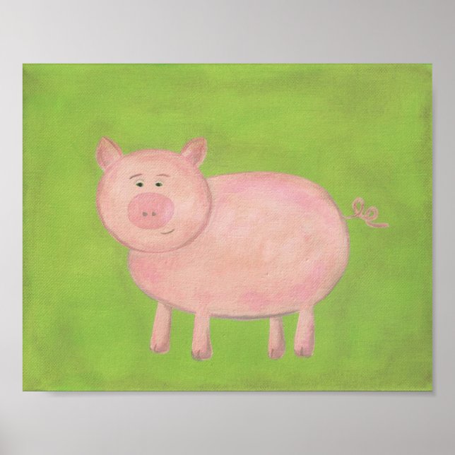 Parley Pig Nursery Art - IMPRESSÃO (Frente)
