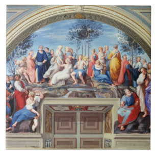 Parnassus e o Disputa, do della S da estância