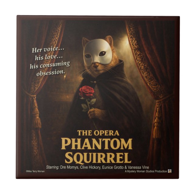 Paródia de Esquilo Fantasma da Ópera (Frente)