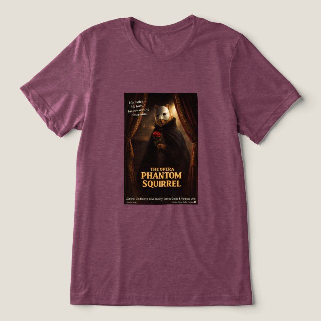 Paródia de Esquilo Fantasma da Ópera (Design frontal)