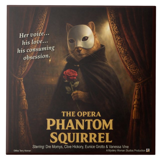 Paródia de Esquilo Fantasma da Ópera (Frente)