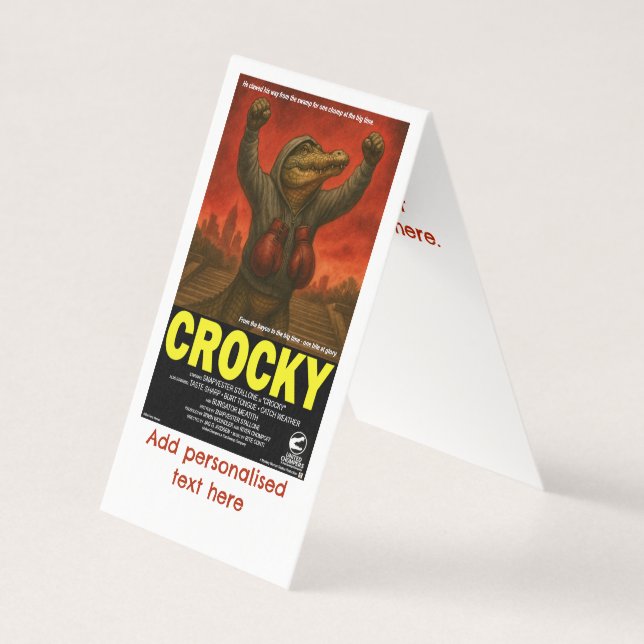 Paródia de Filme Clássico Crocky (Frente)
