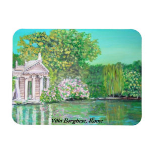Parque de Borghese da casa de campo, Roma - ímã