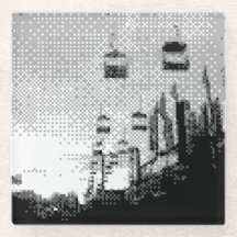 parque de diversões de arte em pixel