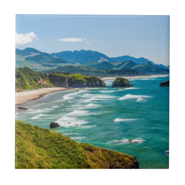 Parque Estadual Ecola, Oregon. Panorama de Crescen (Frente)