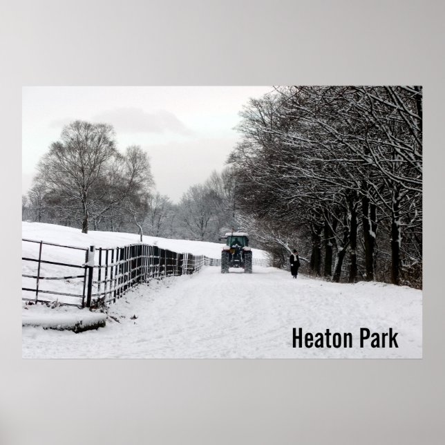 Parque Heaton em Snow Poster (Frente)