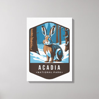 PARQUE NACIONAL ARCDIA Impressão em Tela Esticada