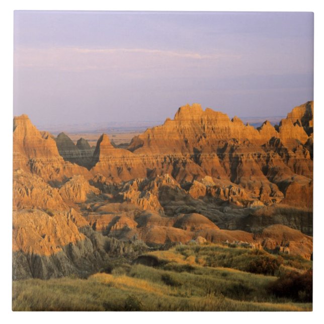 Parque Nacional Badlands em Dakota do Sul (Frente)