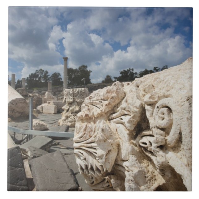 Parque Nacional Beit She-An, ruínas da era romana (Frente)