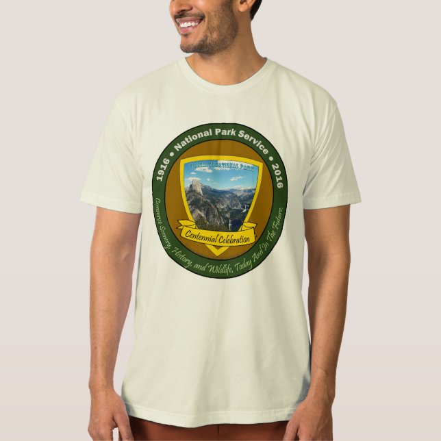 Parque Nacional Camisetas do Centenário Yosemite (Frente)