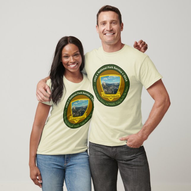 Parque Nacional Camisetas do Centenário Yosemite (Unissex)