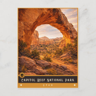 Parque Nacional Capitol Reef Utah Cartão Postal