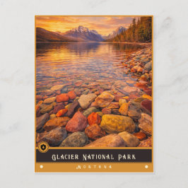 Parque Nacional da Geleira | Montana Cartão Postal
