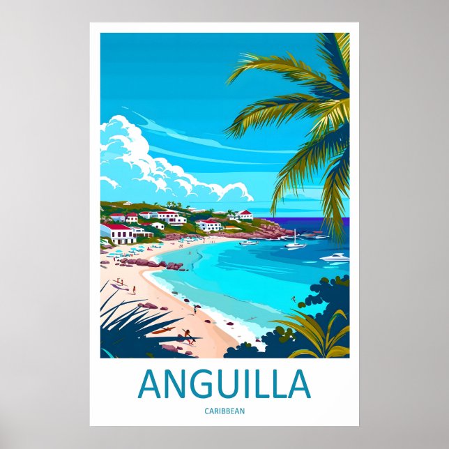 Parque Nacional de Anguilla de Pôsteres Esqui Vint (Frente)